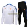 Real Madrid Sweatshirts Anzüge Suit Quarter-zip 2022-23 Weiß Blaue Für Herren